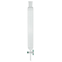25 Millimeter (mm) Inner Diameter (ID) and 203 Millimeter (mm) Length Glass Chromatography Column with Fritted Discs