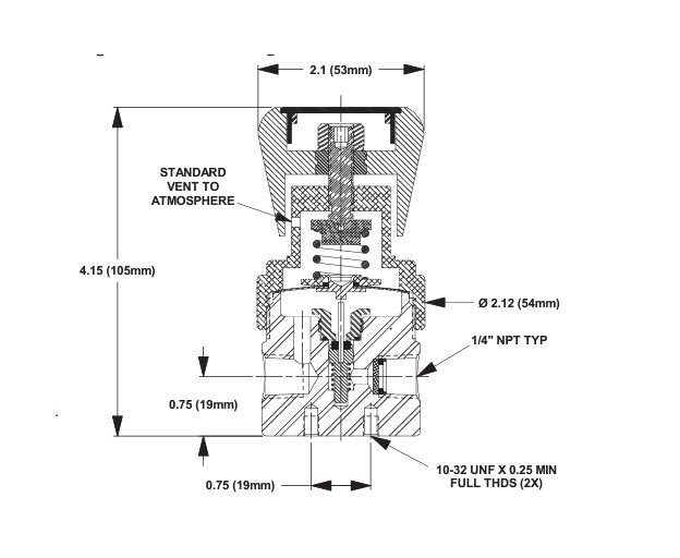 GO PR-5 High Flow Adjustable Pressure Reducing Regulator - Image 2