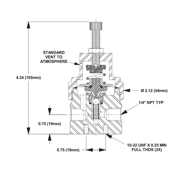 GO Regulator PR-9 High Temp Stainless Steel Pressure Regulator - Image 2