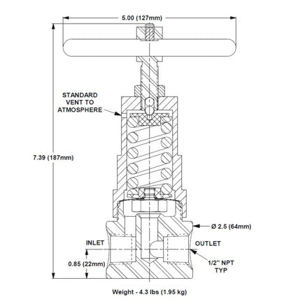 GO Regulator BP-6 High Flow Back Pressure Regulator - Image 2