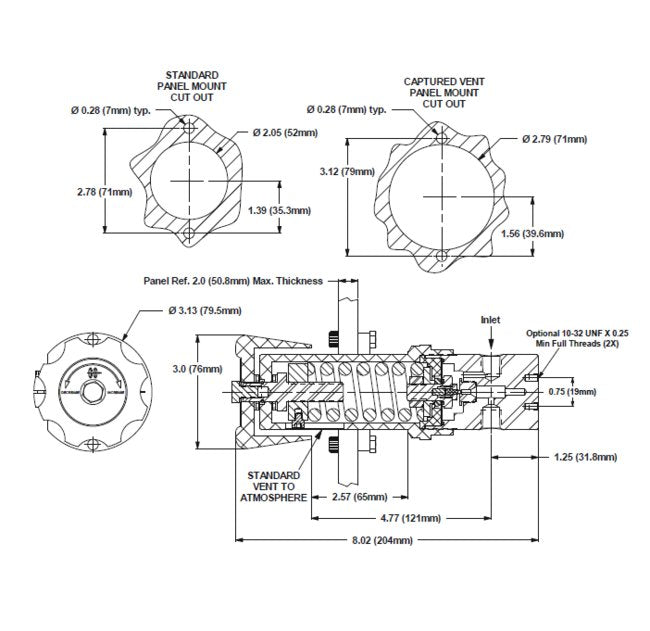 GO Regulator BP-60 High Pressure Low Flow Back Pressure Regulator - Image 2