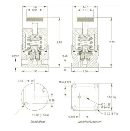 LG-1 Series Stainless Steel Pressure Regulators - Image 2