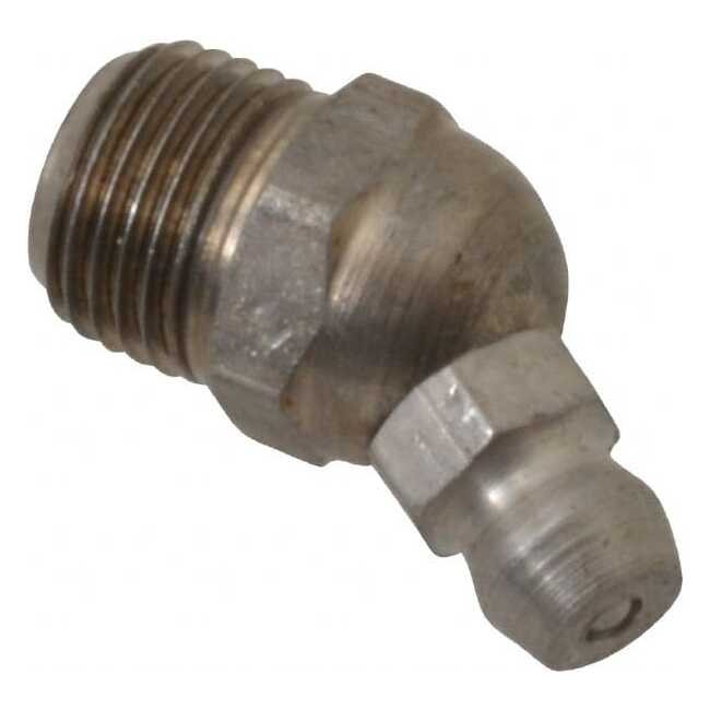 PROLUBE Stainless Steel 1/8-27 PTF Grease Fitting (30Âº Head Angle) - Image 1