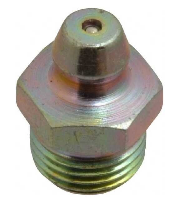 PROLUBE Straight Head Angle 1/8-27 PTF Steel Grease Fitting - Image 1
