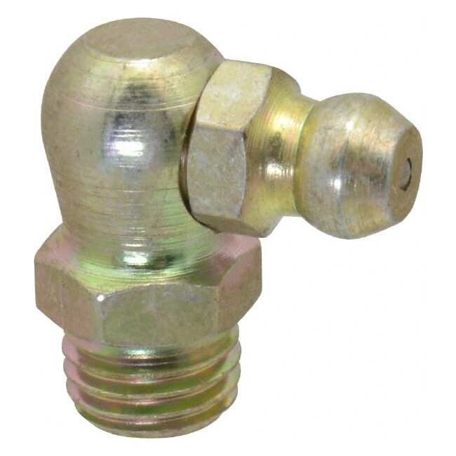 PROLUBE 90 Degree M8 x 1.0 Metric Steel Grease Fitting - Image 1