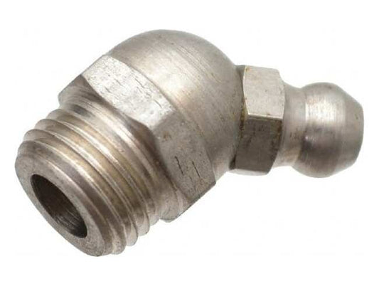 PROLUBE 45 Degree Stainless Steel Grease Fitting M10 x 1.0 - Image 1