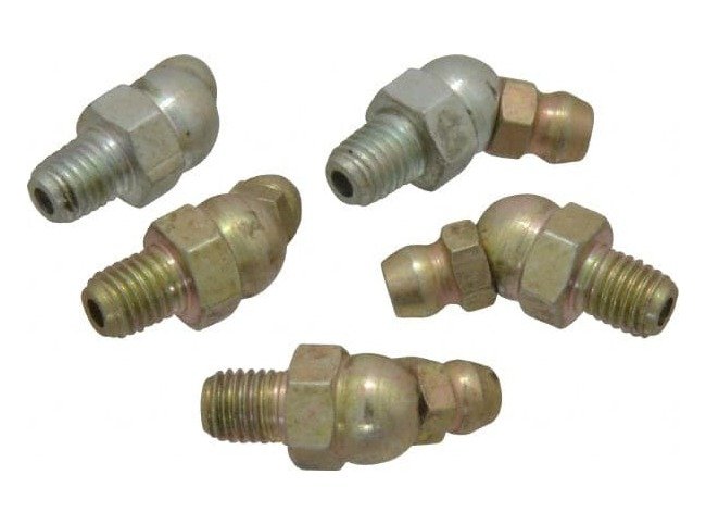 PROLUBE 45 Degree Steel Grease Fitting 1/4-28 NF - Image 1
