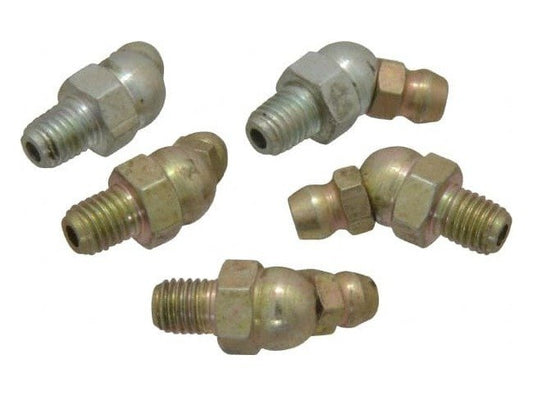 PROLUBE 45 Degree Steel Grease Fitting 1/4-28 NF - Image 1