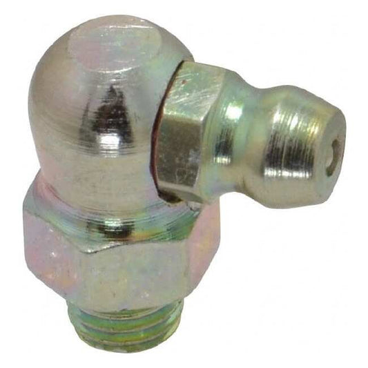 PROLUBE 90 Degree 1/4-28 UNF Steel Grease Fitting - Image 1
