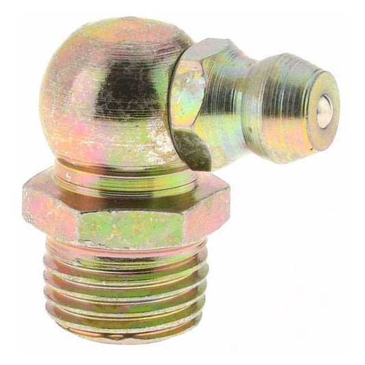 Value Collection 90 Degree M10 x 1 Taper Thread Grease Fitting - Image 1