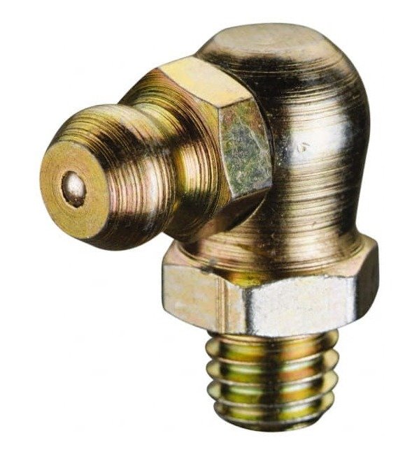 PROLUBE 90 Degree Steel Grease Fitting - 1/4-18 NPT Thread - Image 1