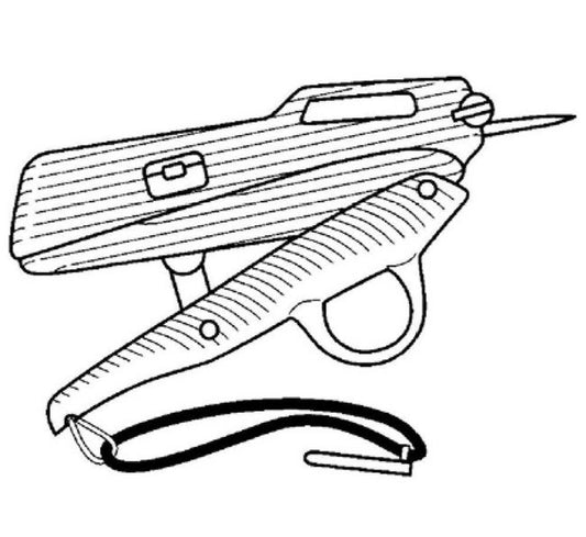 Diamond Needle Corp. D08946 Fine Scissor Grip Tagging Tool - Image 1