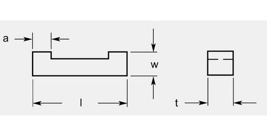 Drop Down Style Grooving Special Groove Blanks - Image 1