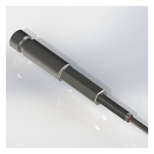 0.19 Inch (in) Diameter and 0.027 Inch (in) Maximum Mating Cable Diameter Plated Steel Grooved Terminal - Image 1
