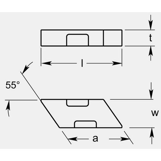 Top Lock Semi-Finished Style, 0.254/0.256 in Thickness - Image 1