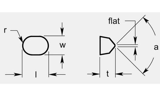 Precision Grooving Vee Bottom Tool, 0.272 / 0.278 in Thickness - Image 1