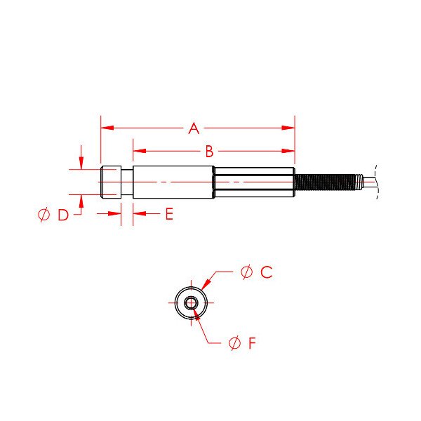 0.25 Inch (in) Diameter and 0.050 Inch (in) Maximum Mating Cable Diameter Plated Steel Grooved Terminal - Image 2