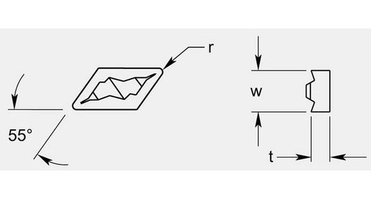 Precision U-Notch Style Grooving Blanks, Thickness 0.171 / 0.177 in - Image 1
