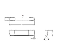 Ultra-Met Full Radius Positive Dog Bone Cutting Tool Insert - 0.137/0.145 inch Width