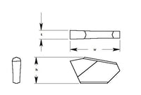 Ultra-Met® 0.687/0.697 Inch Cut Off Cutting Tool Insert