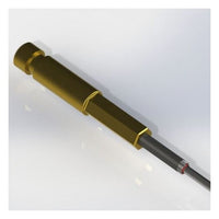 0.25 Inch (in) Diameter and 0.050 Inch (in) Maximum Mating Cable Diameter Brass Grooved Terminal