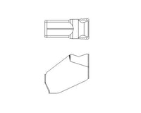 Ultra-Met® GTN Self Grip Cut Off Insert, 0.428/0.438 in