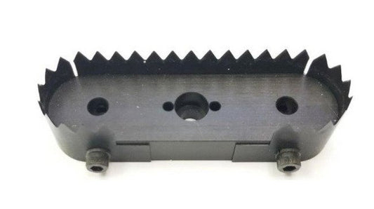 3-1/2 x 1 Inch (in) Size Oval Handle Hole Toothed Punch with C Cut - Image 1