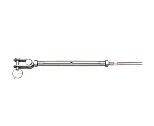 Grade 316 Stainless Steel Closed Body Toggle & Hand Swage Stud Turnbuckles - Image 1