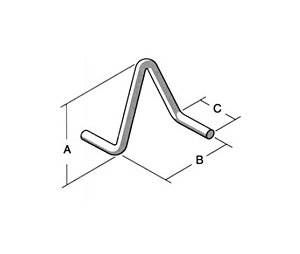 Galvanized Steel Pull Irons for Underground Cable Support - Image 1