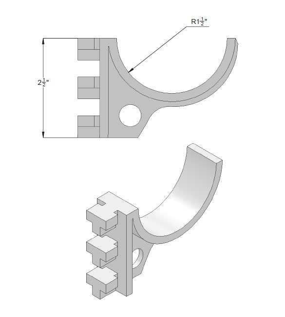 Heavy-Duty Underground Cable Rack Hooks - Image 1