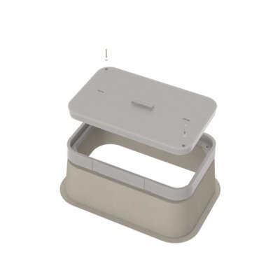 Newbasis PCX Fiberglass Concrete Assembly With Stainless Steel Hex Bolts - 32 7/8 in. Inside Depth - Image 2