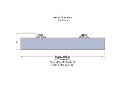 Gobie™ 92 Inch (in) Width Magnetic Sweeper Bar - Image 2