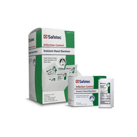 Safetec® Instant Hand Sanitizer Box - 0.9g, 25 Units/Box