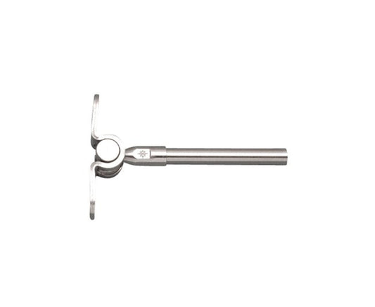 316 Stainless Steel Hand Swage Wall Mount for Cable Systems - Image 1