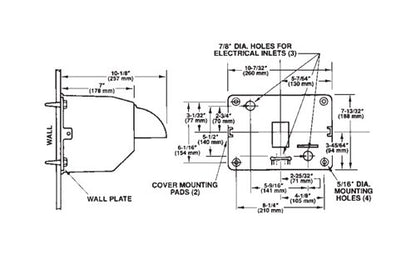 Hands OnÂ® Surface Mounted Hand Dryer - Image 2