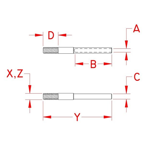 Suncor Hand Swage Short Stud - Image 2