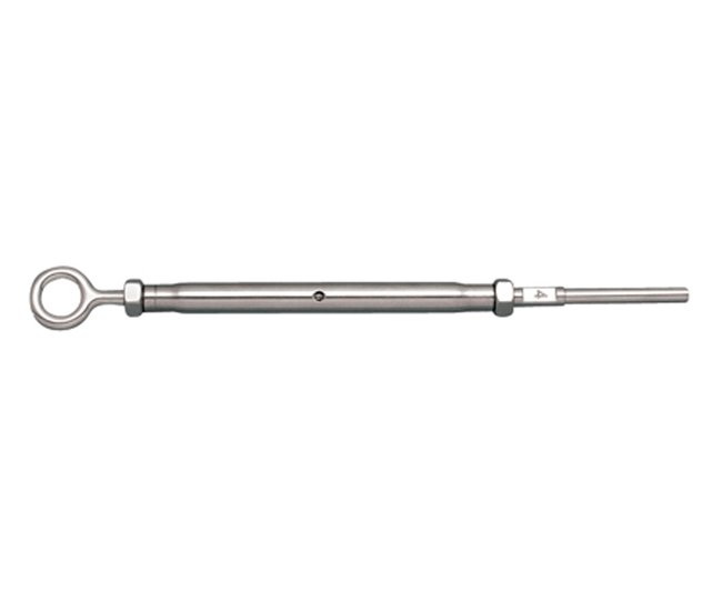 316 Stainless Steel Closed Body Gate Eye Hand Swage Stud Turnbuckle - Image 1