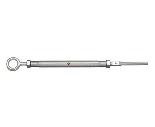 316 Stainless Steel Closed Body Gate Eye Hand Swage Stud Turnbuckle - Image 1
