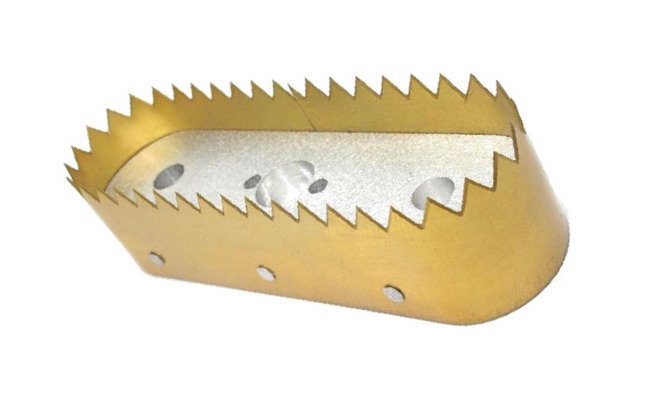 3-1/2 x 1 Inch (in) Size Oval Handle Hole Toothed Punch - Image 1