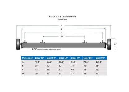 Eiger™ 4.5 x 4.5 Inch (in) Size and 50 Inch (in) Width Magnetic Sweeper - Image 2