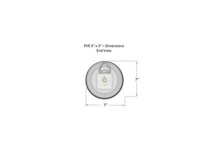 PYR™ 3 x 3 Inch (in) Size and 74 Inch (in) Width Magnetic Sweeper - Image 3