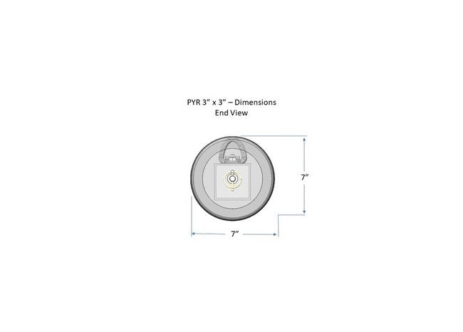 PYR™ 3 x 3 Inch (in) Size and 38 Inch (in) Width Magnetic Sweeper - Image 3