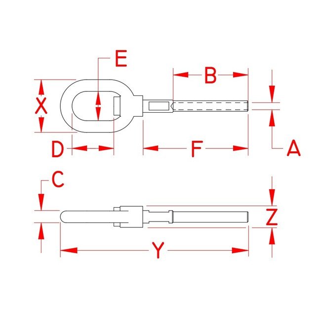 Swivel Gate Eye for Lifeline Installations - Image 2