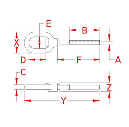 Swivel Gate Eye for Lifeline Installations - Image 2