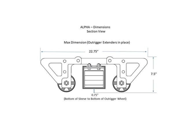 Alpha™ 86 Inch (in) Width Hanging Magnetic Sweeper - Image 45