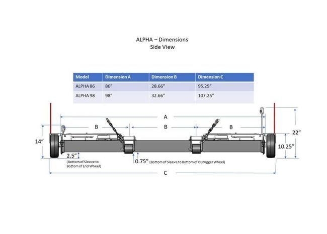 Alpha™ 86 Inch (in) Width Hanging Magnetic Sweeper - Image 46