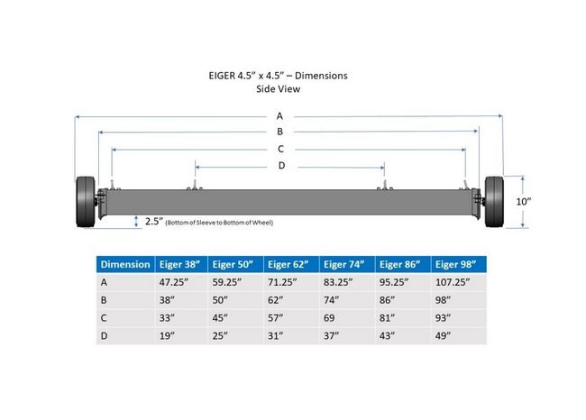 Eiger™ 3 x 3 Inch (in) Size and 62 Inch (in) Width Magnetic Sweeper - Image 2
