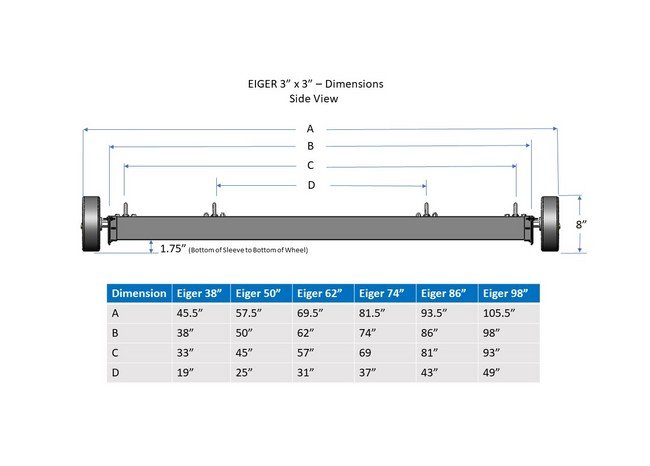 Eiger™ 4.5 x 4.5 Inch (in) Size and 62 Inch (in) Width Magnetic Sweeper - Image 2