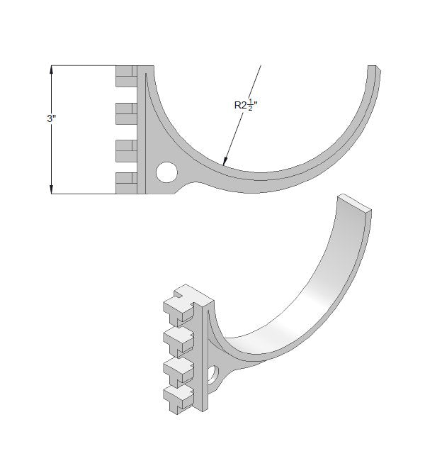 Heavy-Duty Underground Cable Rack Hooks - Image 1
