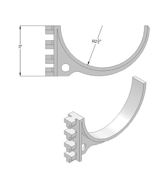Heavy-Duty Underground Cable Rack Hooks - Image 1